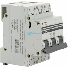 Выключатель автоматический ВА47-100 40А 2п двухполюсный (D) 10кА mcb47100-2-40D-pro EKF PROxima