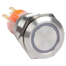 Кнопка S-Pro67 19 мм без фикс. с оранжевой подсв. 230В EKF PROxima s-pro67-131