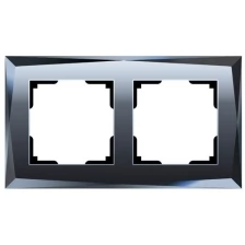Рамка на 2 поста (черный) Werkel WL08-Frame-02