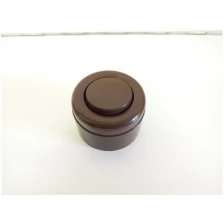 Выключатель 1-кл (проходной), о/у, 10А, ABS, brown (коричневый) С-2016