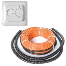 Теплый пол кабель WarmCoin Universal ЭКО 900 Вт / ~60 м с термостатом