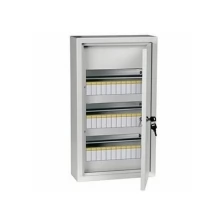 Распределительный шкаф ЩРН, 12 мод., IP31, навесной, сталь, белая дверь, с клеммами | код. MKM13-N-12-31-Z | IEK ( 1шт. )