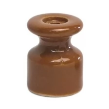 Изолятор керамический цвет какао 19х24 (упаковка 50 шт)