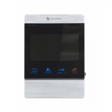 Монитор видеодомофона SECURIC цветной 4,3" формата AHD, с сенсорным управлением, детектором движения, функцией фото- и видеозаписи (модель