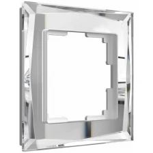 Рамка из стекла на 1 пост Diamant зеркальный W0011220