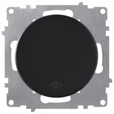 Выключатель перекрестный одноклавишный OneKeyElectro, цвет черный