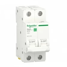 Автоматический выключатель SCHNEIDER ELECTRIC RESI9 (АВ) С 32А 2P 6000А, R9F12232