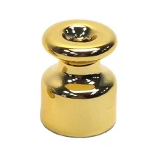 Изолятор керамический металлик светлое золото 19 х 24 (упаковка 50 шт)