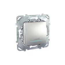 SE Unica Top Алюминий Светорегулятор нажимной универсальный (диммер) 20-350Вт