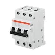 S203M D40 автоматический выключатель 3- полюсный 40А 10кА (хар- ка D) ABB, 2CDS273001R0401