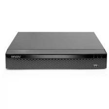 Регистратор в/наблюдения GINZZU HD-416, 4ch DVR/NVR 5Mp, HDMI/VGA, 2USB, LAN,мет