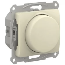GLOSSA светорегулятор (диммер) повор-нажим, LED, RC, 315Вт, мех., бежевый