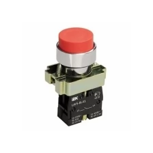 Кнопка LAY5 22 мм 660/440В, IP40, Красный | код. BBT60-BA-K04 | IEK ( 1шт. )