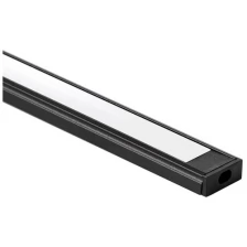 Накладной алюминиевый профиль для светодиодной ленты Elektrostandard LL-2-ALP006 Накладной алюминиевый профиль черный/белый для LED ленты (под ленту до 11mm)