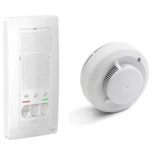 Комплект переговорного устройства домофона и дымового извещателя автономного - (BLNDA000011 + ИП 212-142)