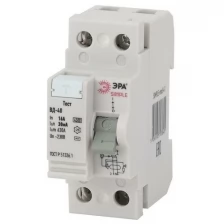 Выключатель дифференциального тока (УЗО) 2п 40А/30мА ВД-40 (электронное) SIMPLE-mod-43 ЭРА Б0039263 ( 1шт. )