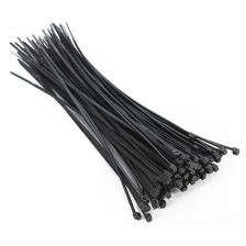 Стяжки кабельные нейлоновые VertexTools 4X300 черные 100 шт
