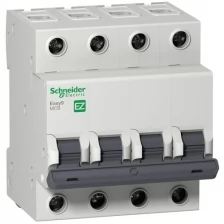 Schneider electric Schneider-electric EZ9F34406 АВТ. Выкл. EASY 9 4П 6А С 4,5кА 400В S