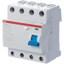 ABB Выключатель дифференциального тока (УЗО) 4п 80А 300мА тип AC F204 ABB 2CSF204001R3800