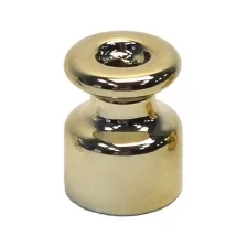 Изолятор керамический металлик темное золото 19 х 24 (упаковка 50 шт)
