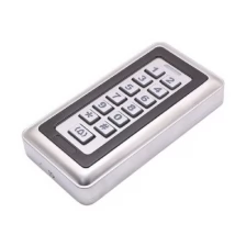 Считыватель уличный RFID меток в металлическом корпусе с влагозащитой IP65 со встроенной клавиатурой и кнопкой вызова ALFA CK-5.1
