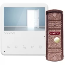 UNIT 4 KIT Novicam v.4901 - комплект аналогового видеодомофона, состоящий из монитора и вызывной панели без функции записи