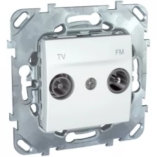 Механизм розетки TV-FM 1-м СП Unica бел. SchE MGU5.451.18ZD (Цена за: 1 шт.)