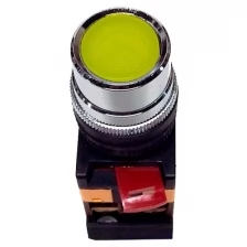 Кнопка управления желтая с подсветкой ABLF-22 BBT10-ABLF-K05 IEK