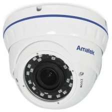 Видеокамера мультиформатная купольная Amatek AC-HDV203V 2,8-12 мм