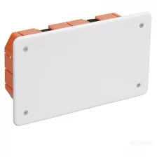 Коробка КМ41026 распаячная 172х96x45мм для полых стен (с саморезами, пластиковые лапки, с крышкой ) | код. UKG11-172-096-045-P | IEK ( 1шт. )