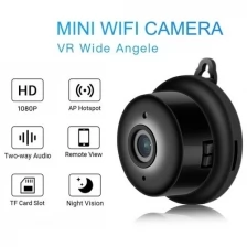 Мини видеокамера mini XR70 WiFi Smart Camera IP беспроводная / передача видео на смартфон / микрофон и динамик / Ночная съемка / черный