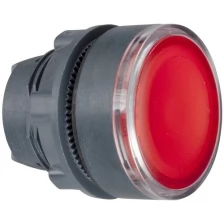 Головка для кнопки с фикс. с подсветкой LED красная ZB5AH043