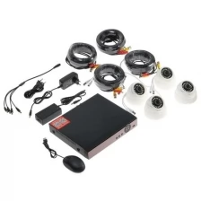 Комплект видеонаблюдения Si-Cam, HD, 4 внутренние камеры, 2 Мп, без HHD Si-Cam 5427879 .