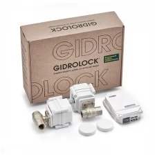 Система от протечек воды Gidrolock Квартира G-lock Ultimate Стандард (с 2мя кранами ) 39201062 Система от протечек воды Гидролок Квартира 2 Стандард Радио (с 2мя кранами 3/4" (ДУ20), Стандард Радио