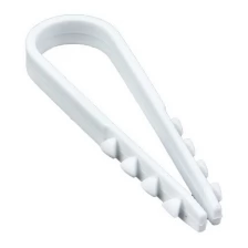Дюбель-хомут для круглого кабеля 5-10мм нейлон белый Simple (100шт) | код plc-ncc-5x10w | EKF (1 упак.)