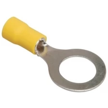 Наконечник кольцевой изолированный IEK НКИ 5,5-6, d 6,5 мм, 4 - 6 мм², желтый, 100 шт