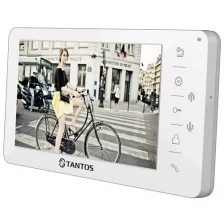 Видеодомофон Tantos Amelie XL цветной, TFT LCD 7", PAL/NTSC, hands-free,1 вх. от подъездного, 1 вх. от вызывной панели, 2 камеры, адаптирован под коор