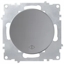 Выключатель перекрестный одноклавишный OneKeyElectro, цвет серый