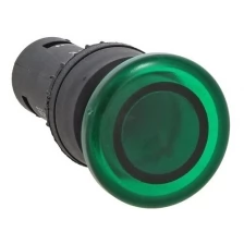 Кнопка SW2C-MD зеленая с подсветкой NO 24В Грибок EKF PROxima sw2c-md-gg-24