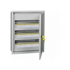 Распределительный шкаф TREND 54 мод., IP31, встраиваемый, сталь, серая дверь | код. MKM14-V-54-30-T | IEK ( 1шт. )