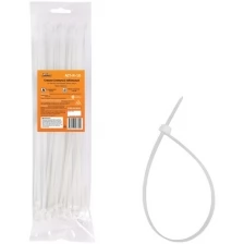 Стяжки (хомуты) кабельные 3,6*300 мм, пластиковые, белые, 100 шт. ACT-N-10 AIRLINE