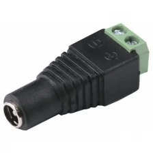 Разъем LAZSO AP008-F Разъем питания (розетка 2,1 мм внутренний контакт) крепление кабеля под клемму.