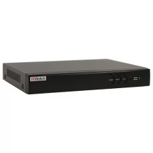 HiWatch DS-H208UA(B) 8-канальный гибридный HD-TVI регистратор c технологией MD2.0 и AoC