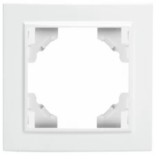 Рамка одноместная, серия Эрна, PFR00-9001-01, белый
