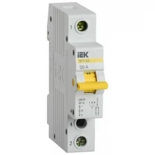 Трехпозиционный выключатель-разъединитель IEK ВРТ-63, 1P, 50А MPR10-1-050