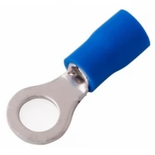 Наконечник кольцевой изолированный ø 6.5 мм 1.5-2.5 мм² (НКи 2.5-6/НКи2-6) синий REXANT Артикул 08-0035 (100_шт)