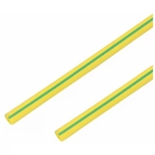 Термоусадочная трубка 60/30 мм, желто-зеленая, упаковка 10 шт. по 1 м PROconnect Артикул 55-6007