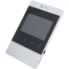 Цветной монитор видеодомофона 4,3" формата AHD, с сенсорным управлением, детектором движения, функцией фото- и видеозаписи