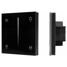 Arlight Панель SMART-P35-DIM-IN Black (230V, 0-10V, Sens, 2.4G) (Arlight, IP20 Пластик) 028113
