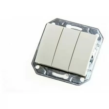 Corsa ST крем выключатель мех+накл 3СП (PC-пласт) (910223-М) Profitec (без рамки)